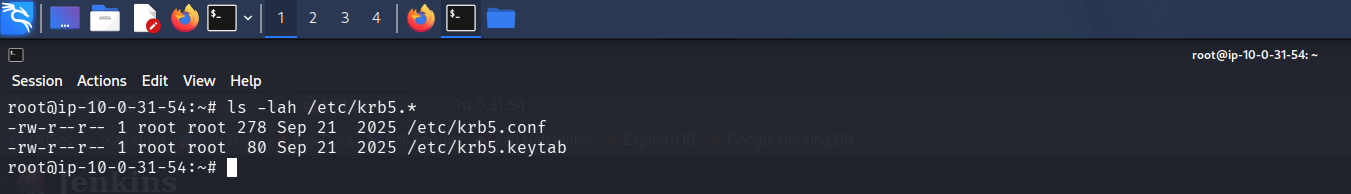 Kerberos config and keytab on the Ubuntu host