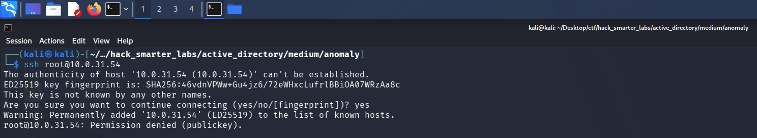 SSH rejecting password authentication
