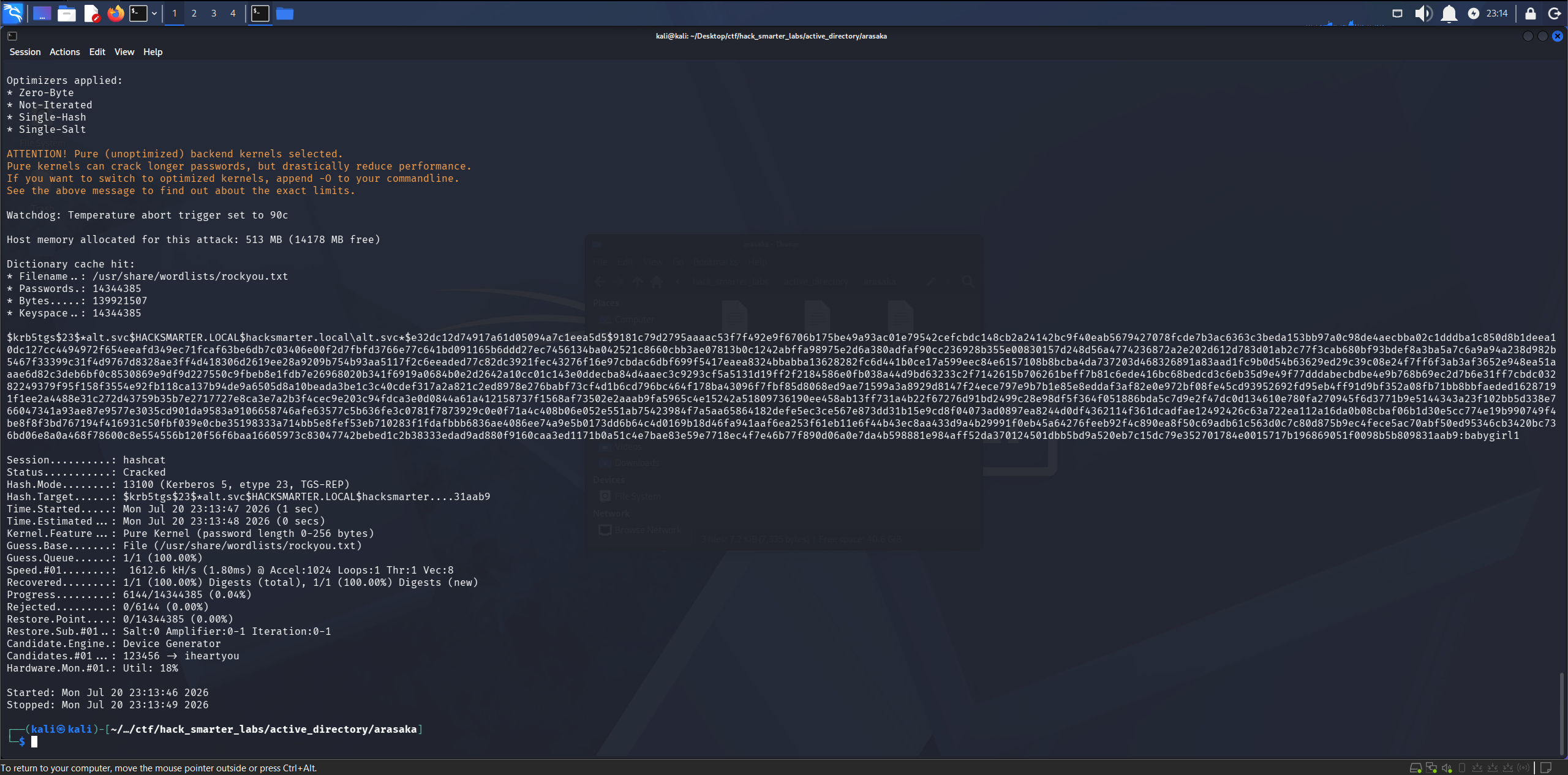 Hashcat crack for alt.svc