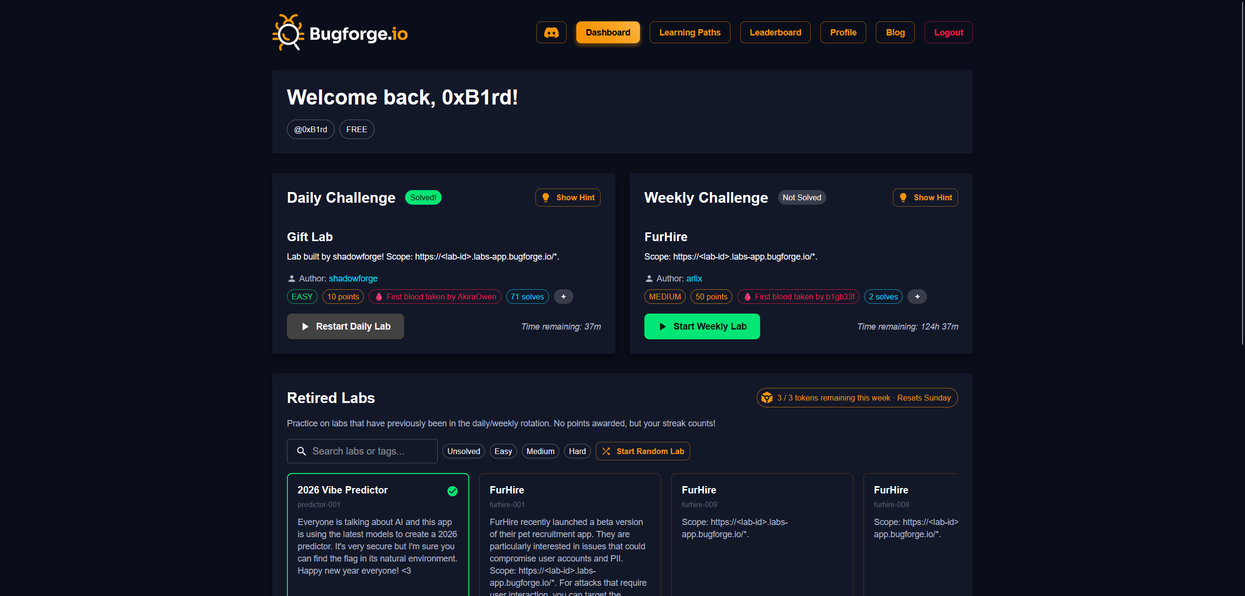 BugForge platform