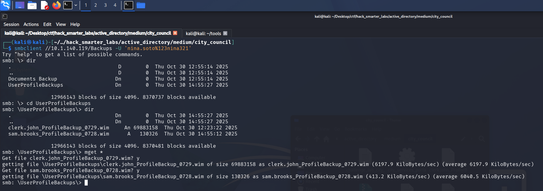 Backups share profile images