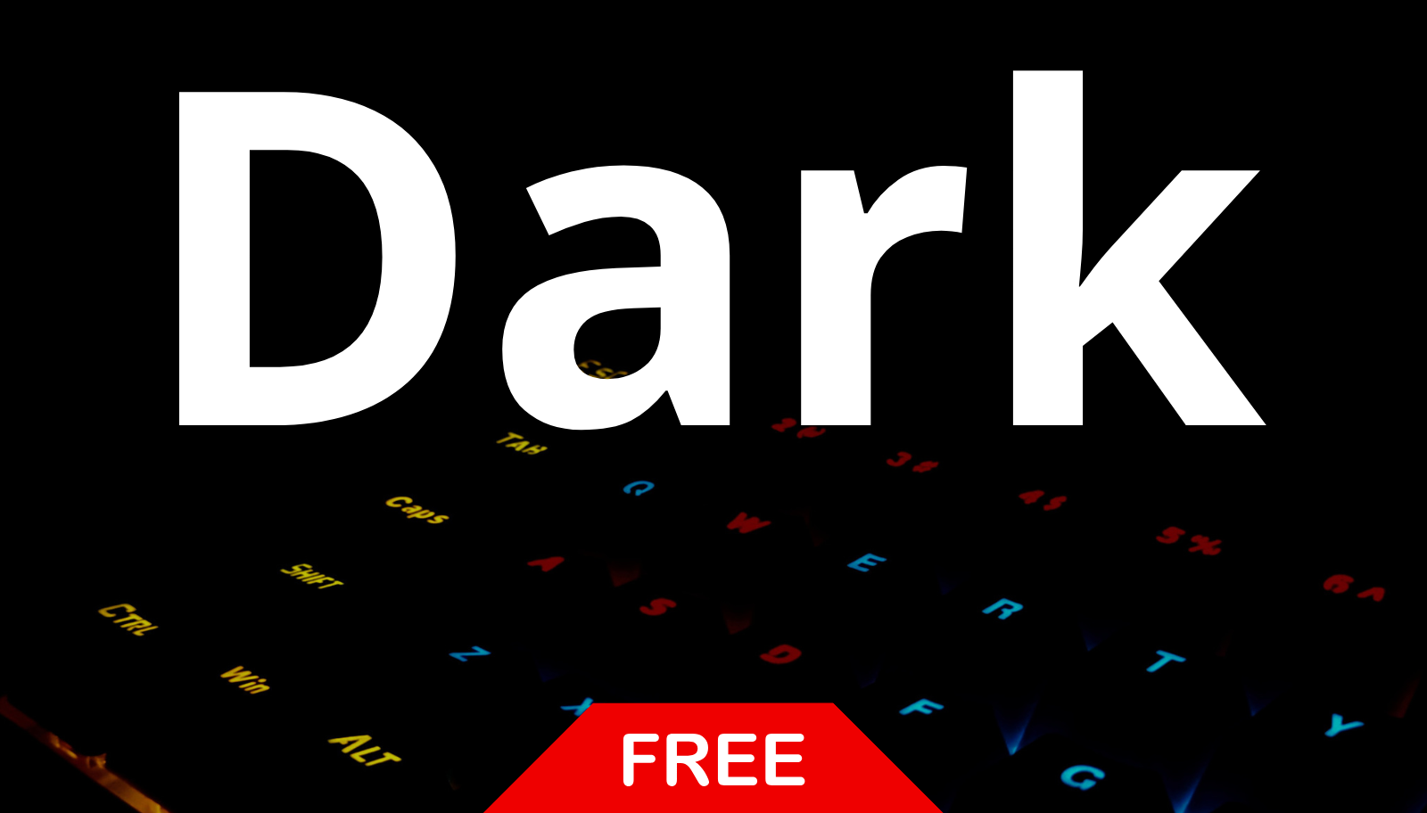 Dark machine card