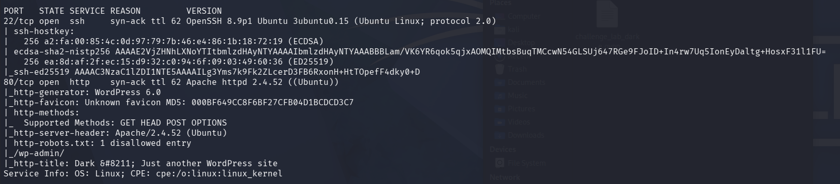 RustScan and Nmap scan