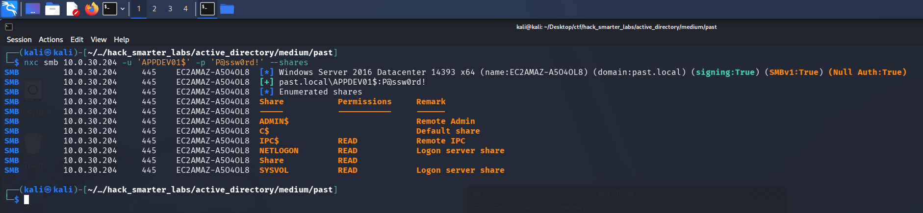 APPDEV01$ SYSVOL access