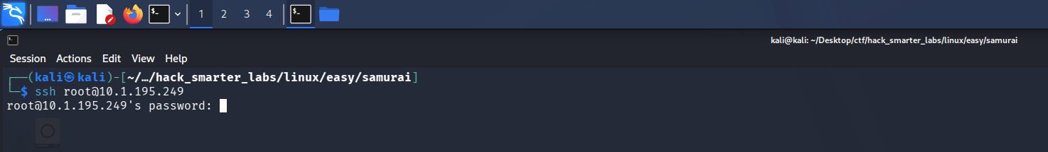 SSH password prompt