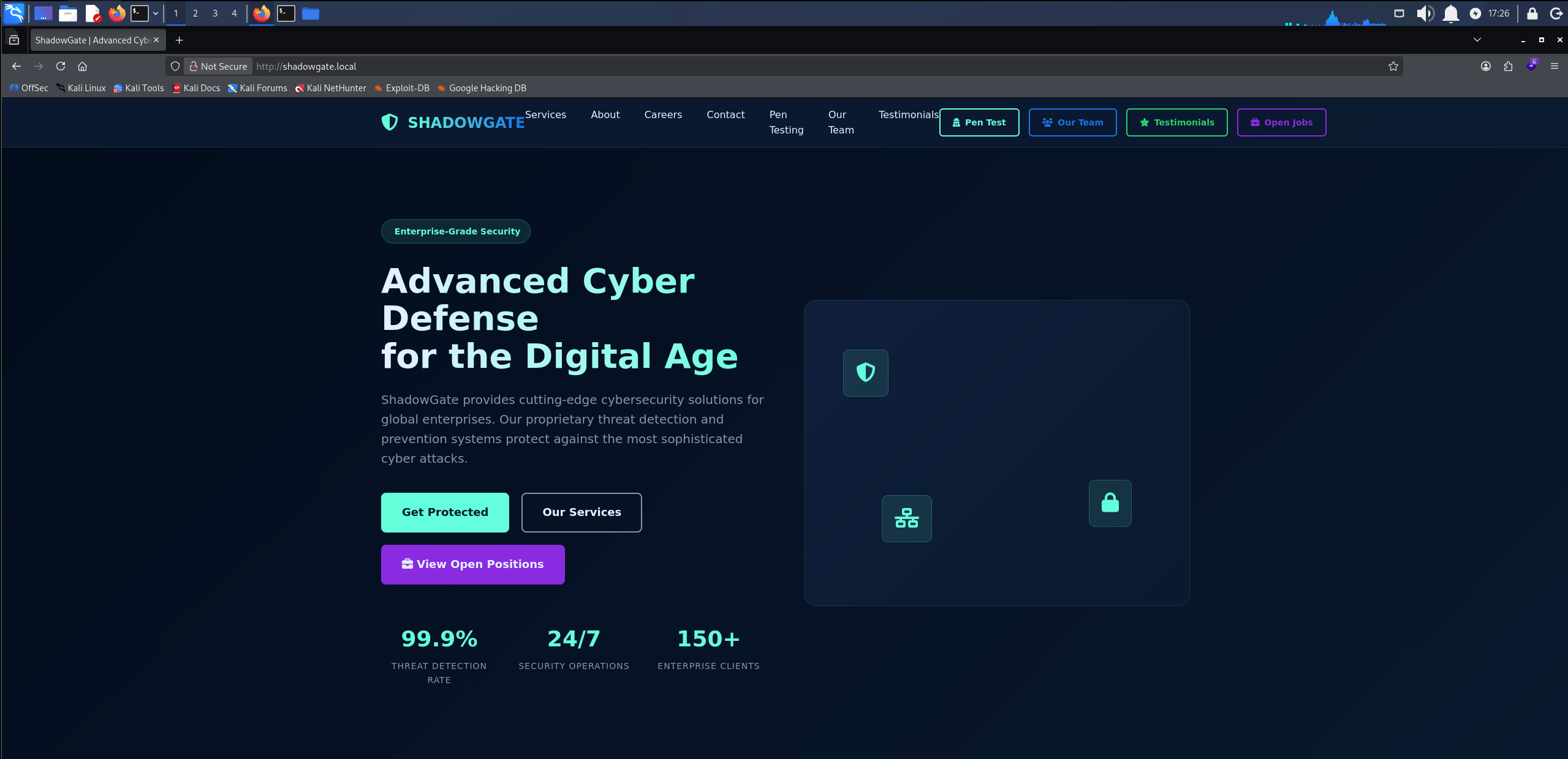 ShadowGate company homepage