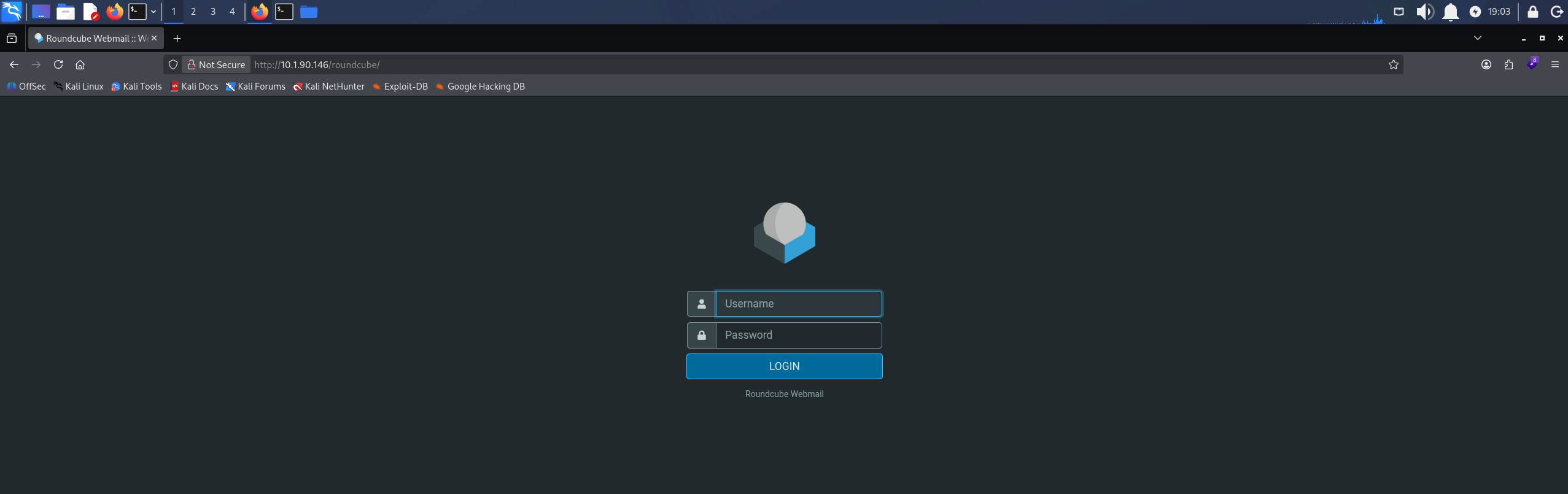 Roundcube login