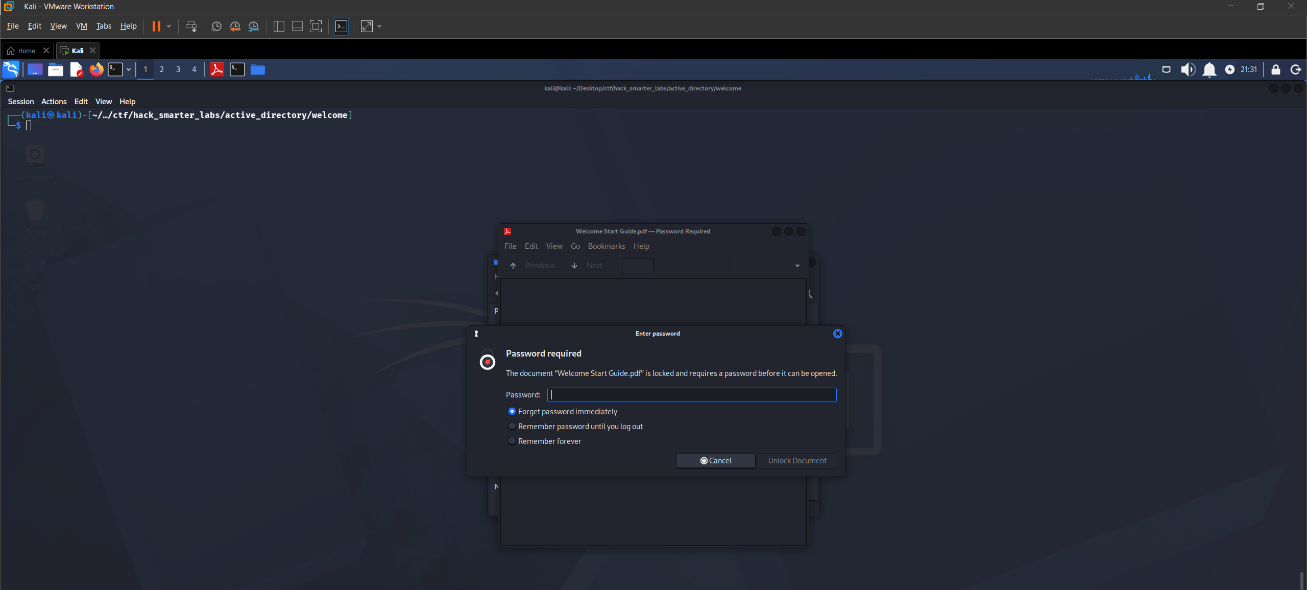 PDF password protected